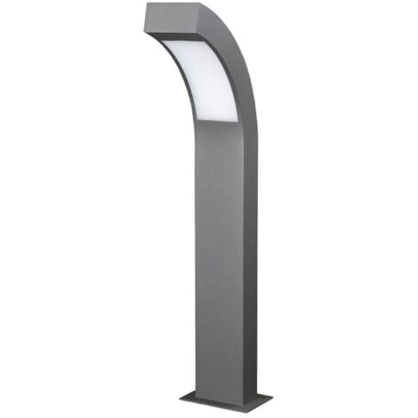 LED Borne Eclairage Exterieur 'Lennik' en aluminium