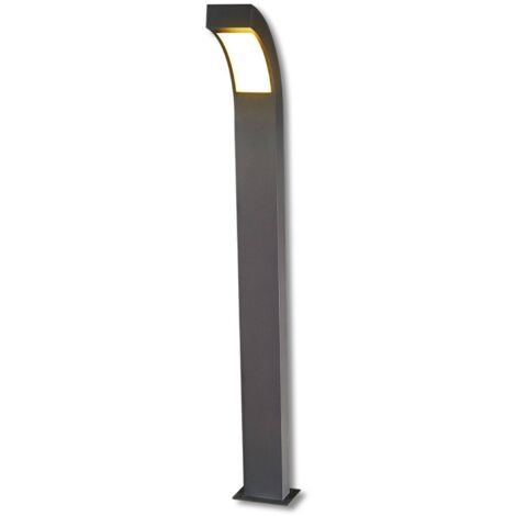 Lucande – Borne lumineuse LED 100 cm – Aluminium anthracite – Éclairage extérieur moderne pour jardin, terrasse et balcon – Économie d'énergie