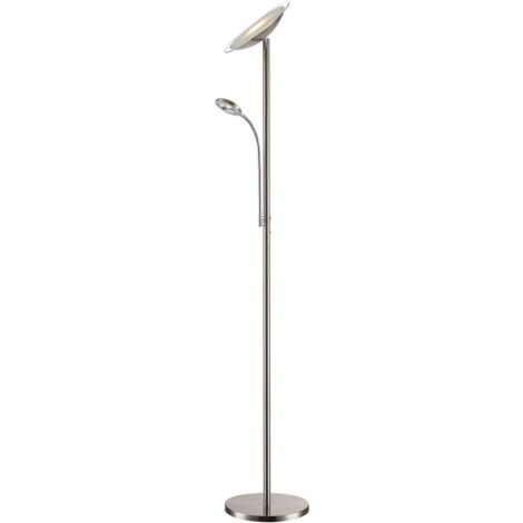 LED Lampadaire à intensité variable 'Malea' en métal pour salon & salle à manger