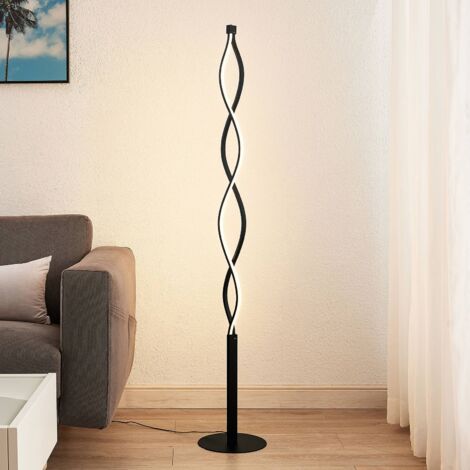 LED Lampadaire à intensité variable 'Welina' en métal pour salon & salle à manger