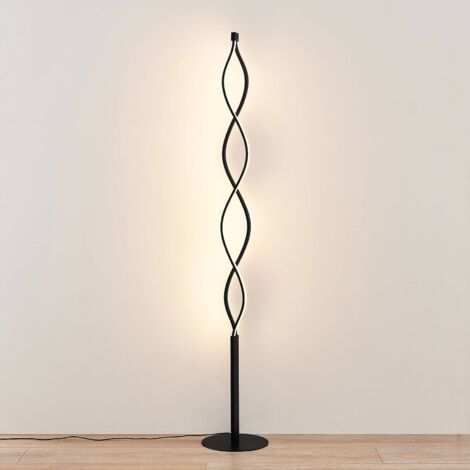 LED Lampadaire à intensité variable 'Welina' en métal pour salon & salle à manger