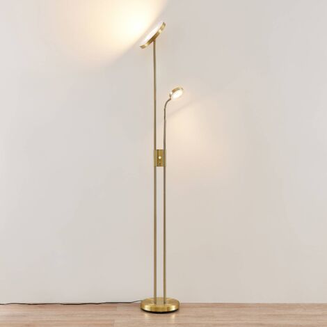 LED Lampadaire à intensité variable 'Seppa' en métal pour salon & salle à manger