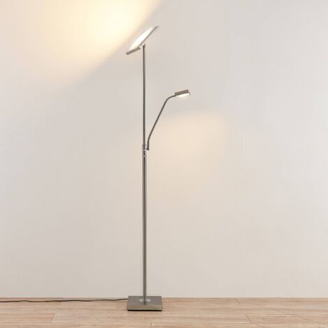 LED Lampadaire à intensité variable 'Sumani' en métal pour salon & salle à manger