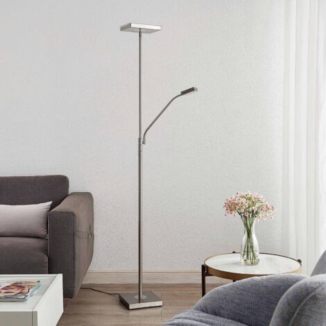 LED Lampadaire à intensité variable 'Sumani' en métal pour salon & salle à manger