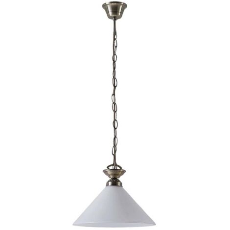 Lindby Suspension En Verre Arloris à Intensité Variable (Antique, Classic) Gris Verre E. A. Pour Salon & Salle Manger (à 3 Lampes E27) Luminaire Lampe Plafond