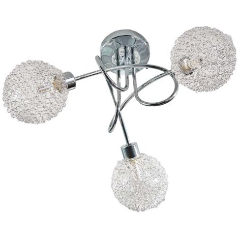 Lindby – Plafonnier à intensité variable en métal pour couloir – Ø 40 cm – Culot G9 – Éclairage chaleureux et moderne