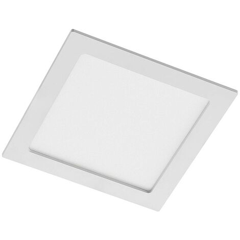 Spot Encastrable 6w led variable-500 lumens carré couleur blanc aluminium