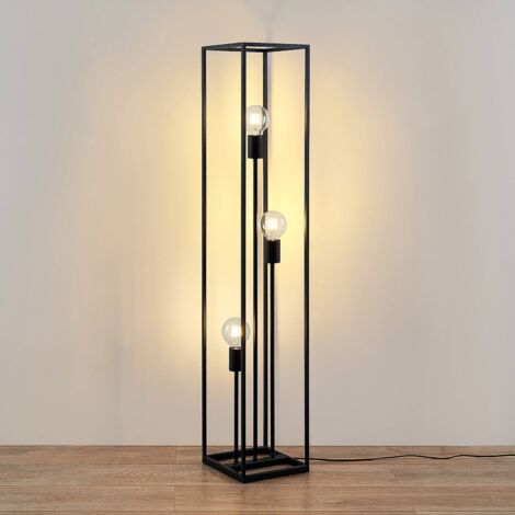 Lampadaire 'Krisha' en métal pour salon & salle à manger