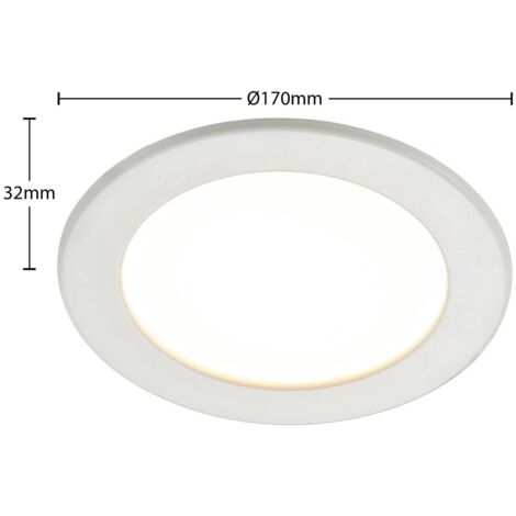 LED Spot encastrable à intensité variable 'Cadance' en aluminium pour salle  de bain
