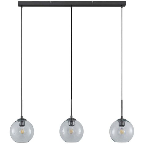 Suspension en verre à intensité variable 'Firano' en métal pour salon & salle à manger (1/5)