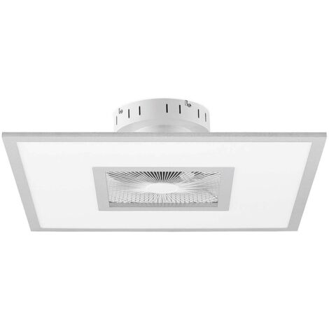 Ventilateur de plafond LED angulaire Romea – Lampe dimmable avec télécommande – 3 vitesses – Changement de couleur CCT – 60 cm – Starluna (1/5)