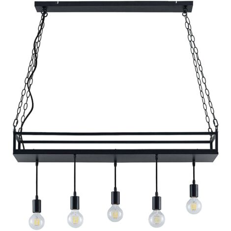 Suspension à intensité variable 'Kirista' en métal pour salon & salle à manger (1/5)