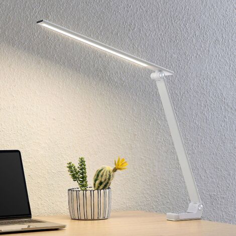 Lampe de bureau LED à 2 têtes avec variateur d'intensité
