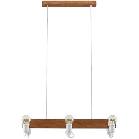 Suspension à intensité variable 'Becky' en bois pour salon & salle à manger (1/5)