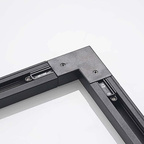 Spot Sur Rail Linaro Noir - Luminaire Moderne à Intensité Variable, 1 Ampoule GU10, Pour Couloir Ou Salon