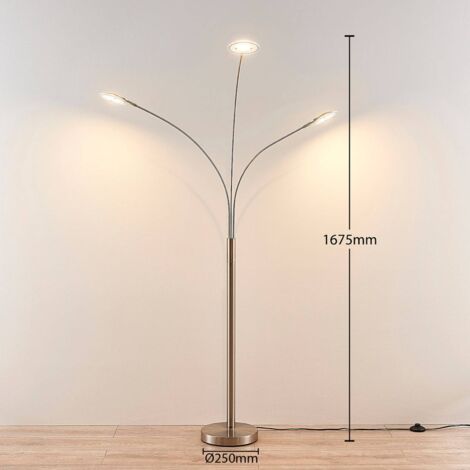 Lampadaire à Vasque Dimmable LED Avec Lampe de Lecture Led-Stehlampen  Variateur
