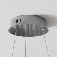LED Suspension à intensité variable 'Davian' en aluminium pour salon & salle à manger