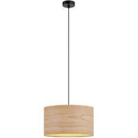 Suspension à intensité variable 'Veneer' en bois pour salon & salle à manger