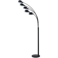 Lampadaire 'Jewa' en métal pour salon & salle à manger