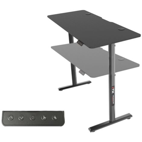 Zstyle Scrivania - Tavolo - Porta PC - Computer - Ufficio - Design Carbonio - Moderne - Salvaspazio - Mobile - Gaming Desk ETX - Per Camera Casa