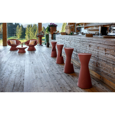 Fade Stool  No - Pietra sedia seduta sgabello alto per interno esterno originale Plust di design moderna mare piscina bar ristorante hotel giardino