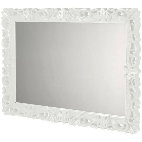 Mirror of Love  Bianco - Extra Large  specchio di design originale Slide colorato moderno barocco camera ingresso sala da pranzo salotto