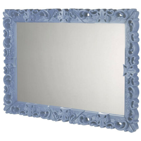 Mirror of Love  Blu polvere - Extra Large  specchio di design originale Slide colorato moderno barocco camera ingresso sala da pranzo salotto