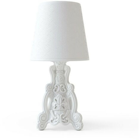 Lady of Love  Bianco  originale Slide di design lampada da appoggio di design colorata barocca interno esterno giardino soggiorno ingresso camera sala da pranzo credenza tavolo (1/3)