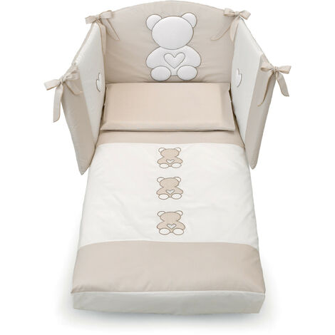 Set lettino Funky Azzurra Design Havana lenzuola per letto culla neonato bambino camera da letto cotone made in Italy
