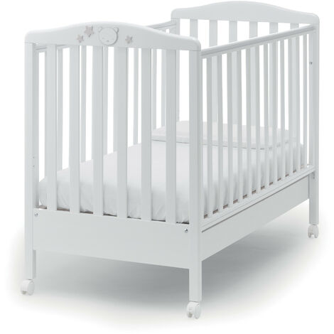 Lettino Baby Dream Azzurra Design Bianco letto per neonati sponde regolabili vernici atossiche bambini camera da letto cameretta