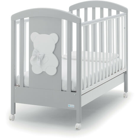 Lettino Funky Azzurra Design Grigio letto per neonati sponde regolabili vernici atossiche bambini camera da letto cameretta