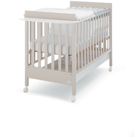 Lettino Homi con fasciatoio Azzurra Design  Havana letto per neonati sponde regolabili vernici atossiche bambini camera da letto cameretta