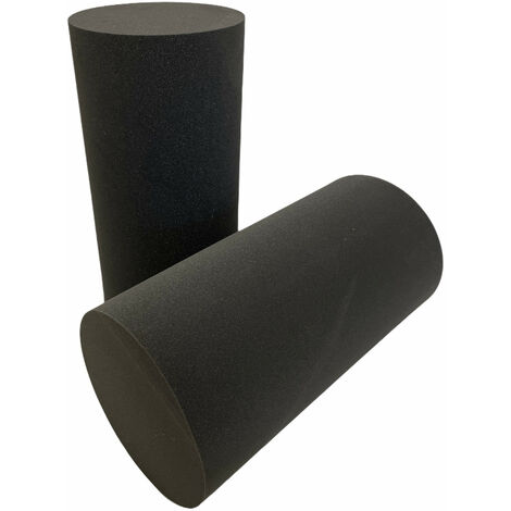 Bass trap Cilindro  Ignifughi - Diametro 20 Cm - altezza 40 Cm   fonoassorbenti insonorizzanti piramidale per correzione audio in poliuretano isolamento acustico dj