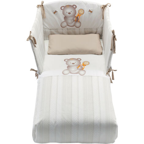 Set copripiumino lettino 2 pezzi 100x135 cm (Lettino) Fantasy