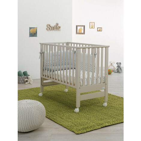Lettino Contact Azzurra Design  Havana lettino per neonati sponde regolabili culla per bambini barriera di sicurezza in legno