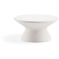 Fade Coffee Table - Ripiano in HPL No - Si - Granito - Nero tavolo tavolino basso per interno esterno originale Plust in polietilene di design moderno bar caffè ristorante hotel
