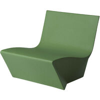 Kami Ichi Verde malva - No cuscino originale slide di design per giardino esterno interno colorata moderna polietilene made in Italy sedia seduta poltrona