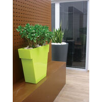 Il Vaso Verde lime - 89 / 20 h 74 cm Vaso decorativo in polietilene originale Slide colorato giardino di design esterno interno bar ristorante hotel