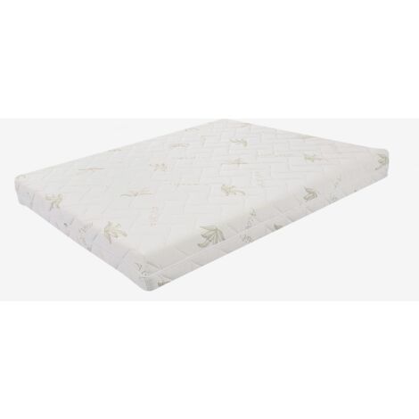 Guscio per Materasso sfoderabile - 160x190 - tessuto AloeVera. alto 20 cm