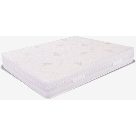 Guscio per Materasso sfoderabile 140x190 - tessuto AloeVera, fascia 3-Space - Alto 20 cm
