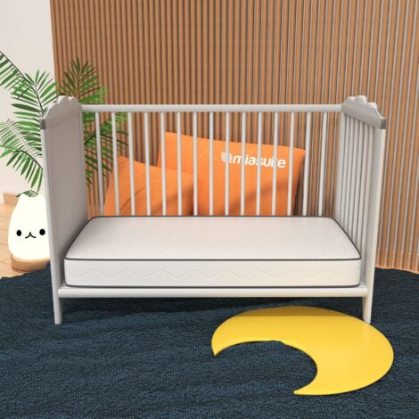 Materasso per Culla 55x130, alto 16 cm - Waterfoam, Anallergico, Antiacaro  Primavera Baby