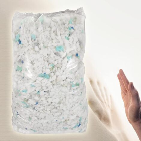 Trucioli Memory Foam e Waterfoam 100%, 10 Kg, per Riempimento - Imbottitura per cuscini