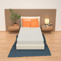 Materasso per Lettino 75x190 Alto 14 cm - Sfoderabile, Waterfoam Sim