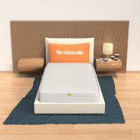 Materasso 80x160 cm per Lettino Alto 12 cm - Waterfoam, Indefromabile Smart H12