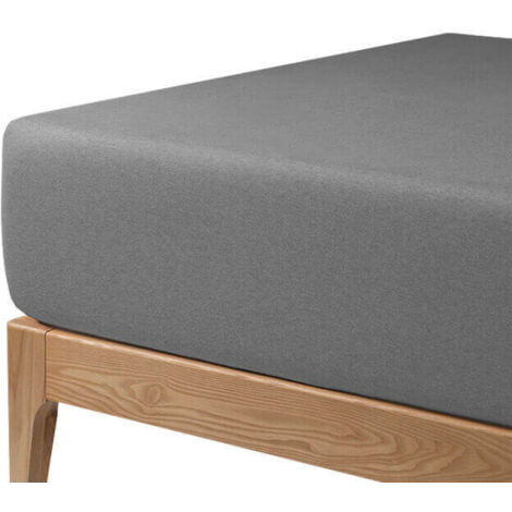 Sabana Bajera protectora transpirable hasta grosor 30 cm 105 cm - Gris medio