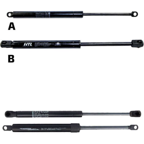 Hidráulicos para canapé abatible  Juego de 2 hidráulicos A (cama 135 cm)
