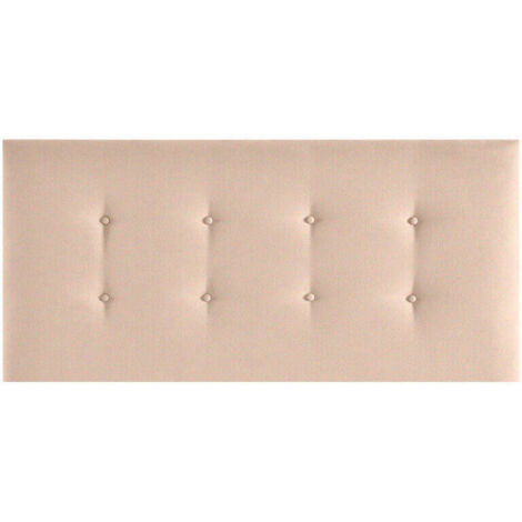 Cabezal de cama Etna tapizado en tela  Cama de 160 - Beige-Etna-(22)