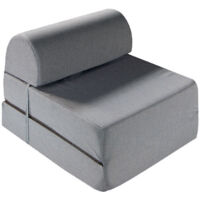 Pouf cama colchón individual-plegable desenfundable