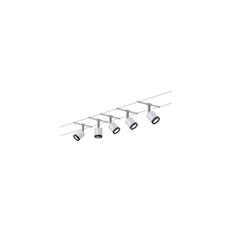 PAULMANN LUMIÈRE 3981 WIRE SYSTEM TUBELED 5 X 4 W 230/12 V LAMPE CORDE LAMPE PLAFONNIER PLAFOND ÉCLAIRAGE LED, PLASTIQUE, INTÉGR