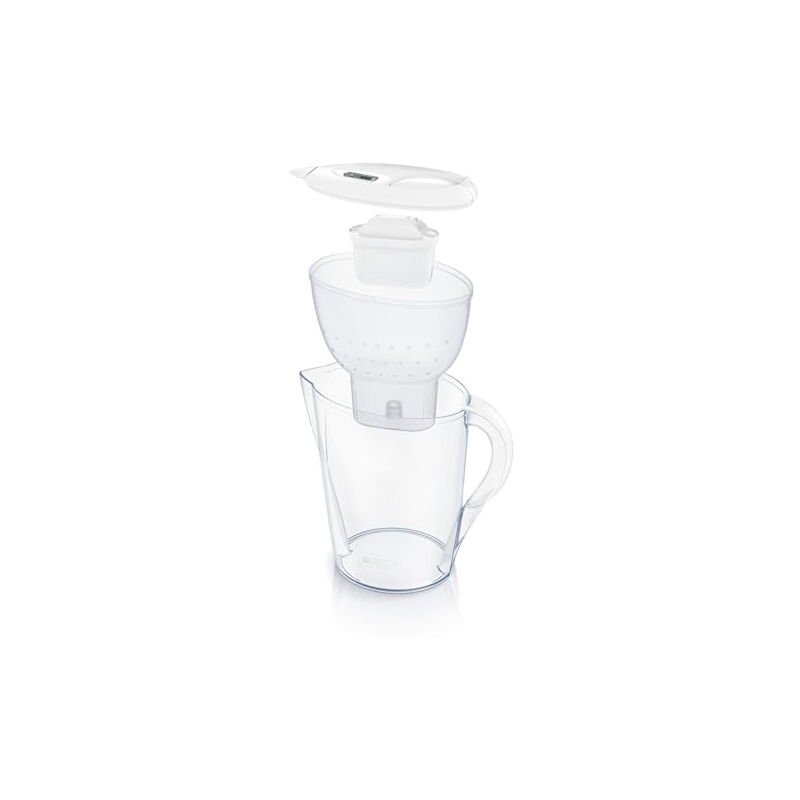 Carafe filtrante à eau ronde XL pour Brita Maxtra - Incl. 1 filtre à eau –  lot de 3